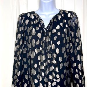 NWT! Talbots Long Sleeve Blouse Size Small